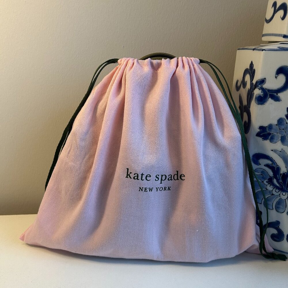 kate spade olive green leather satchel - Picture 8 of 8